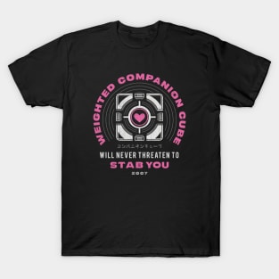 Companion Cube Emblem T-Shirt